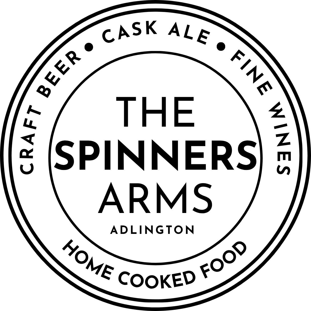 The Spinners Arms logo